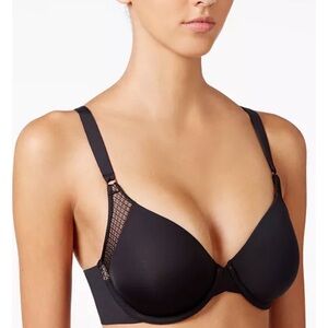 Warner’s Cloud 9 Light-Lift Black Underwire Bra size 34D